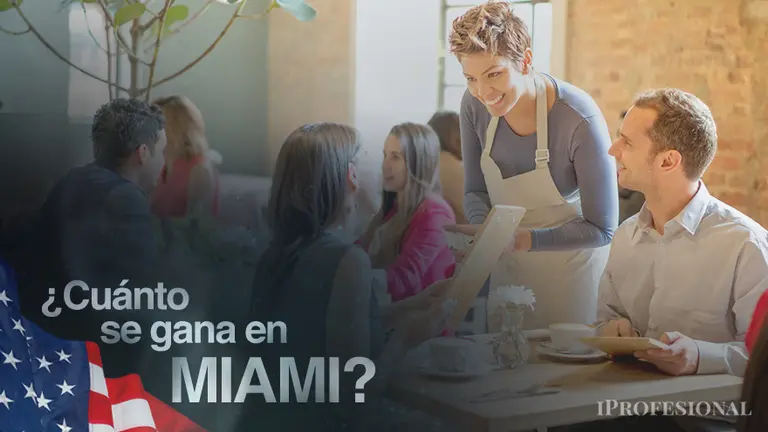 Trabajar en Miami: cuántos dólares se pueden ganar por mes como empleado en una cafetería
