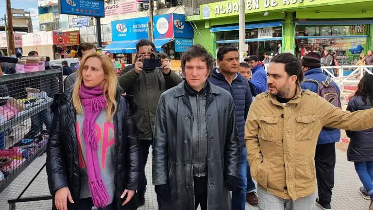 Javier Milei estuvo en Laferrere: "La Matanza es la metáfora del fracaso de la casta"