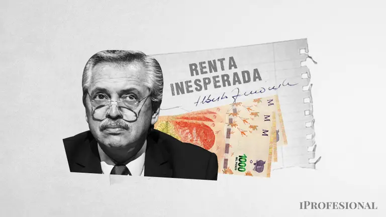 A quiénes alcanza el proyecto de renta inesperada que presentó el Gobierno