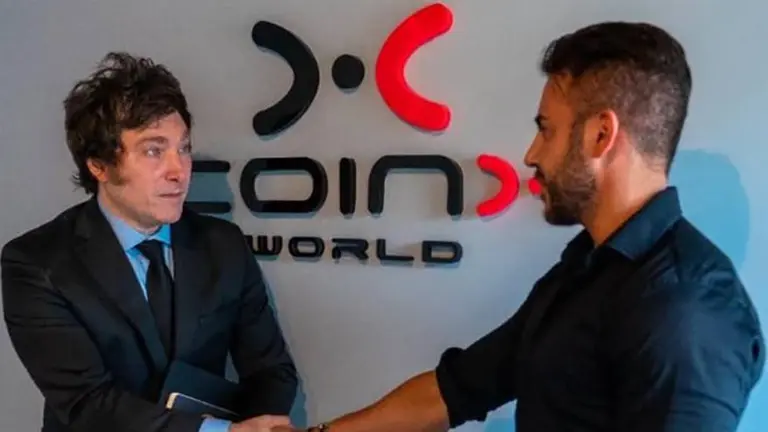 Acusan a Coinx, promocionada por Javier Milei, de estafar a sus clientes