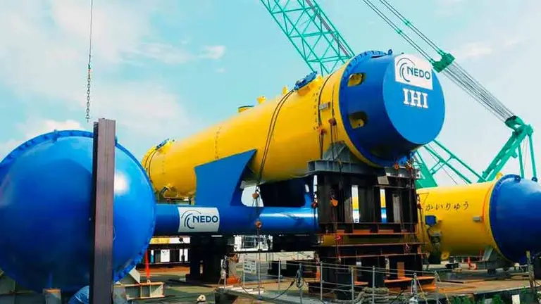 Esta potencia prueba una turbina que genera electricidad ilimitada