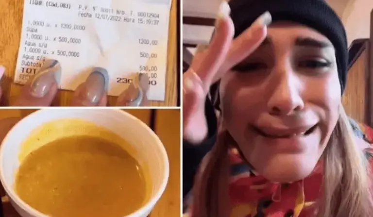 Le cobraron una fortuna por una sopa en vaso descartable y se hizo viral