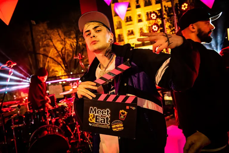 Lit Killah inauguró la primera edición del ciclo de música Meet & Eat by McDonald’s