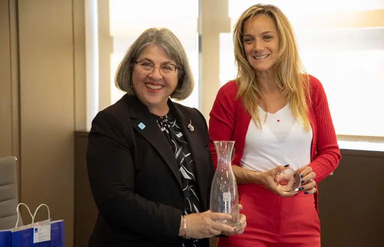 Malena Galmarini recibió a la Alcaldesa del Condado de Miami Dade