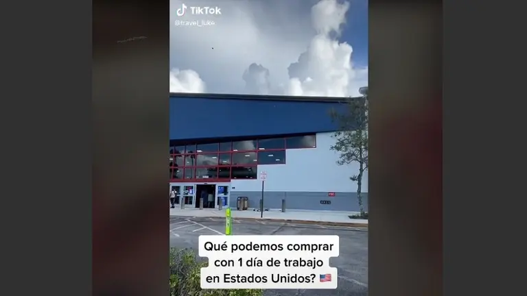 "Una notebook, un Smart TV...": mostró todo lo que puede comprarse en EE.UU. con lo que gana en 1 día