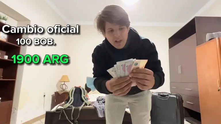 Joven boliviano no lo puede creer: viajó a Argentina por solo 100 dólares y se hizo viral