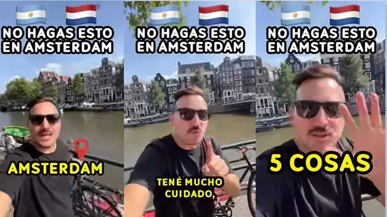 Argentino reveló 5 llamativas cosas por las que podés ir preso en Holanda