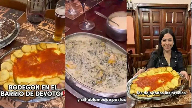 Encontró un bodegón alemán en Devoto donde sirven una increíble milanesa gigante