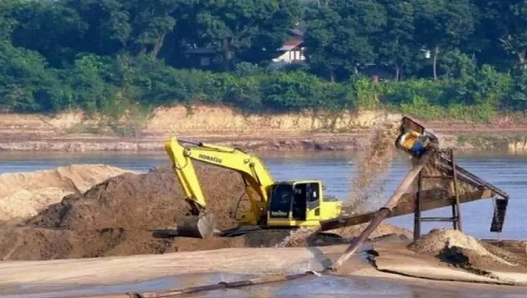 Clausuraron la planta de lavado de la arenera Cristamine en Ibicuy