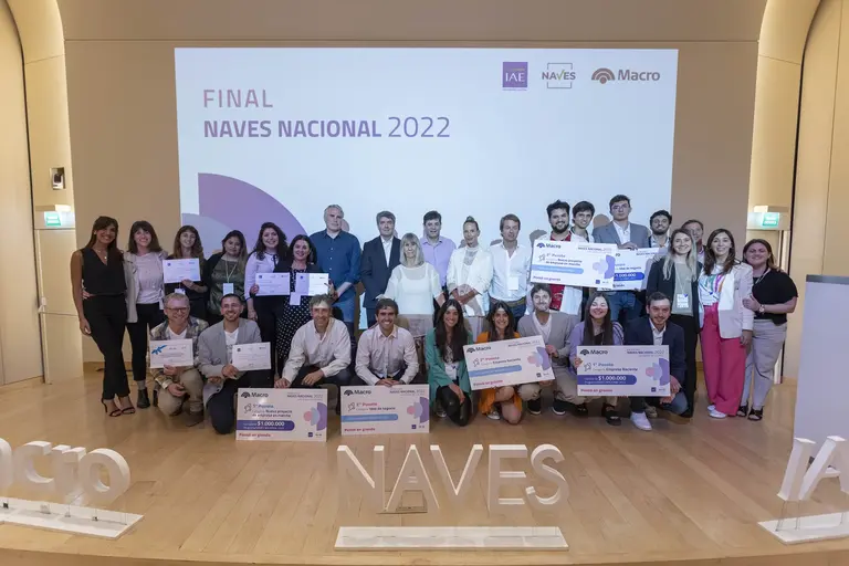 Banco Macro y el Centro de Entrepreneurship del IAE premiaron a los ganadores de NAVES 2022