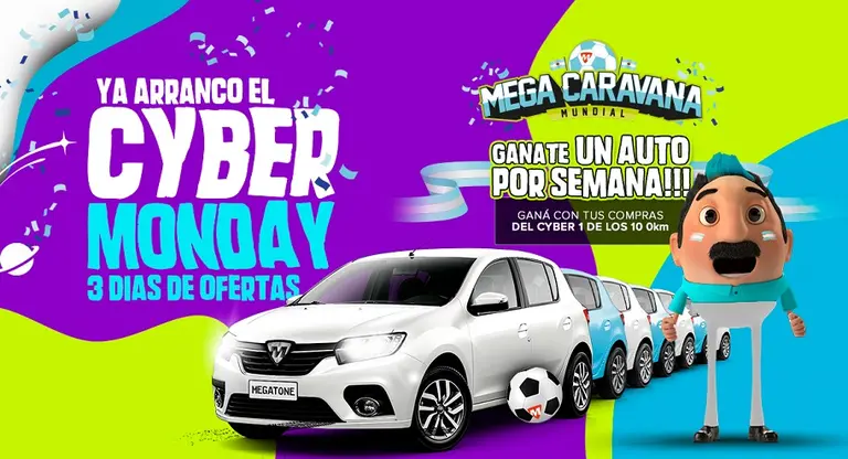 ¡El "Ahora 30" impacta fuerte en el Cyber Monday de Megatone.net! Mirá las mejores ofertas