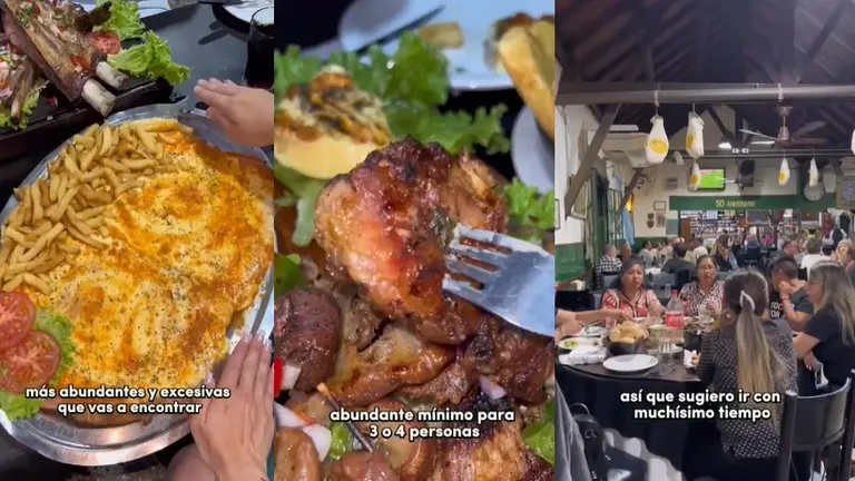 Reveló cuál es el bodegón que tiene las porciones más extremas y abundantes de Buenos Aires