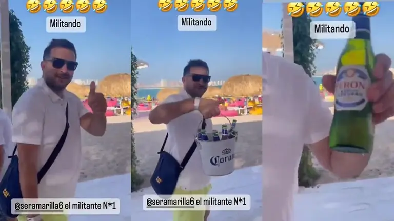 Brancatelli viajó al Mundial Qatar 2022 y lo vieron "militando a Perón"