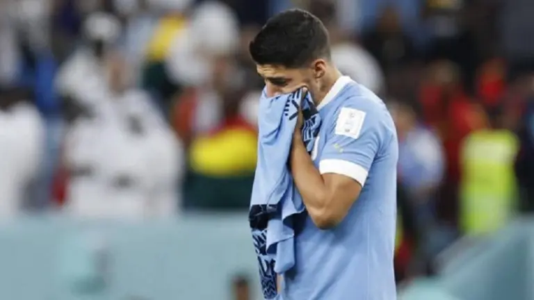Uruguay, eliminado del Mundial: así fue el llanto desconsolado de Luis Suárez