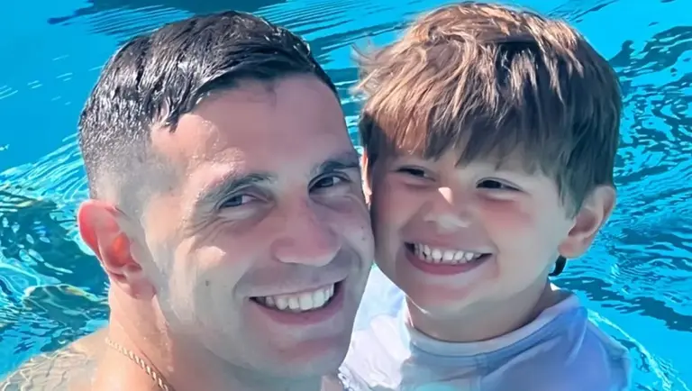 La conmovedora frase que el hijo del Dibu Martínez le dejó a su papá para la gran final del domingo ante Francia