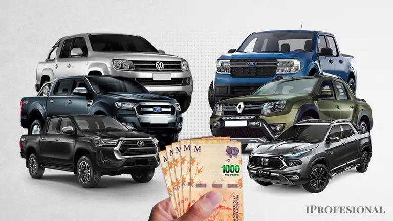 Vuelven a subir los precios de las camionetas: cuánto cuestan ahora los 10 modelos más vendidos