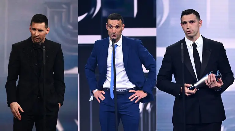 Messi, Dibu Martínez y Scaloni se quedaron con los premios The Best en París