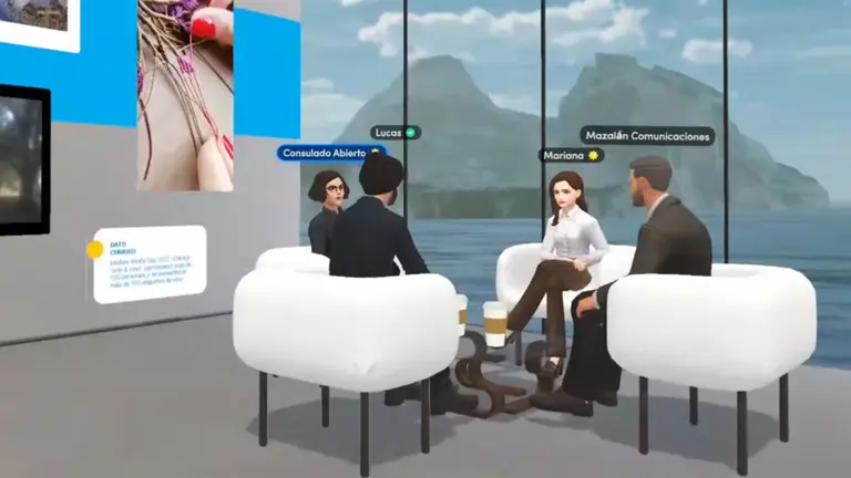 Desde Barcelona, el Consulado Argentino estrenó espacio en el metaverso