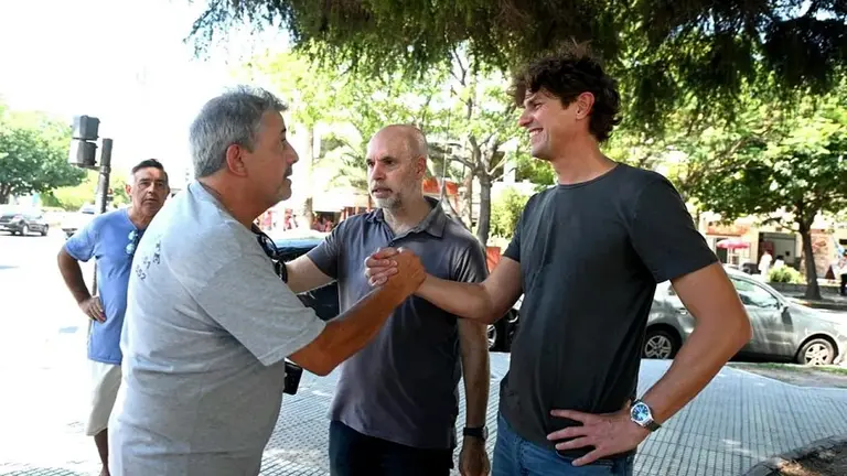 Campaña: Rodríguez Larreta recorrió Parque Chacabuco junto a Lousteau