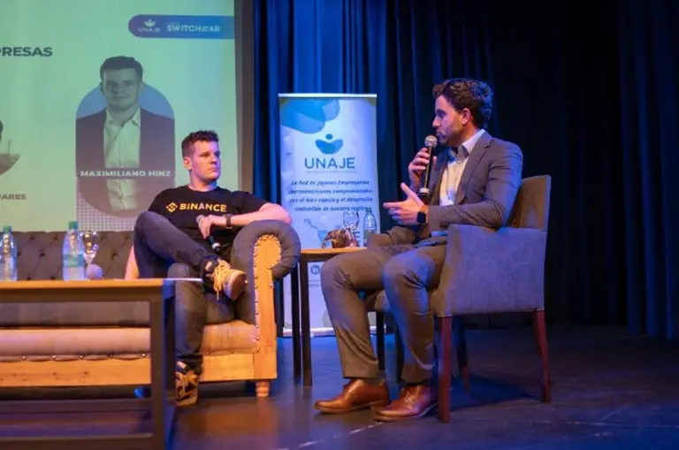 Binance junto a los empresarios