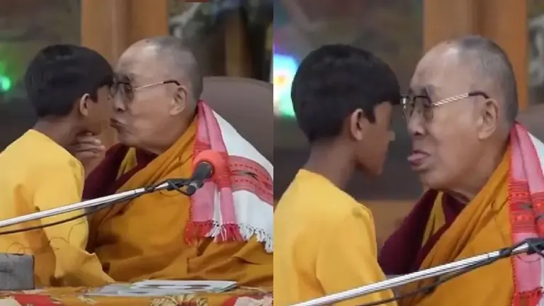 El Dalai Lama pidió disculpas por un video en el que besa a un niño y le pide que le "chupe la lengua"