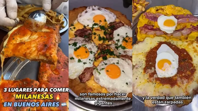 Reveló dónde comer las 3 mejores milanesas "Súper ricas y a muy buen precio"