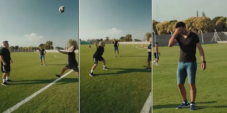 VIDEO | Desopilante actuación de Scaloni en la presentación de la despedida de Maxi Rodríguez