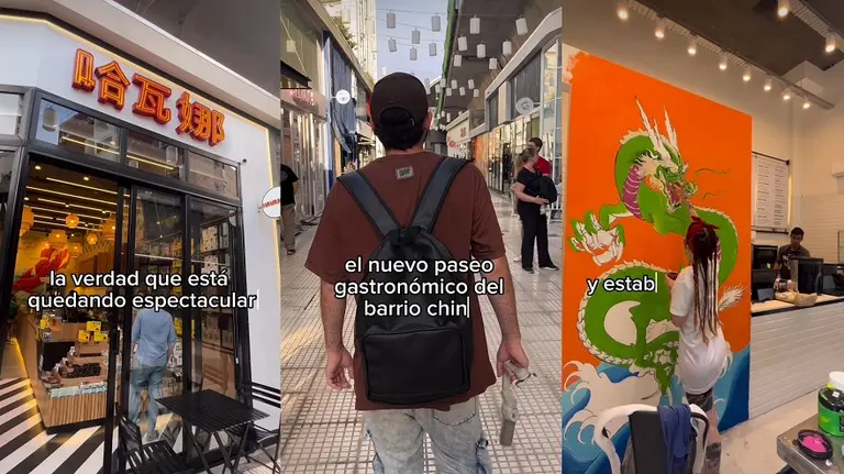 Recorrió el nuevo espacio gastronómico del barrio chino y quedó asombrado con lo que encontró
