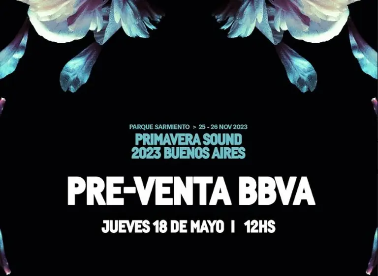 Primavera Sound 2023: preventa exclusiva  para clientes BBVA