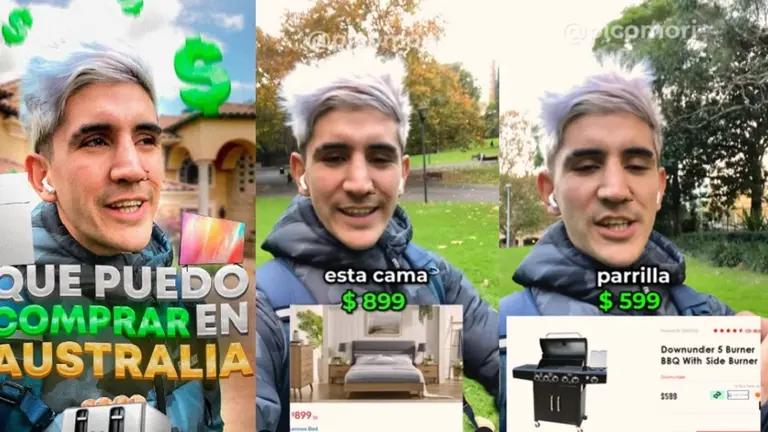 Argentino en Australia mostró cómo equipó su casa con 1 sueldo y encima le sobró para un asado