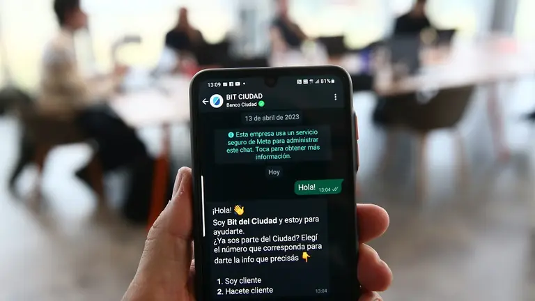 BIT, el asistente virtual del Banco Ciudad, llegó a WhatsApp