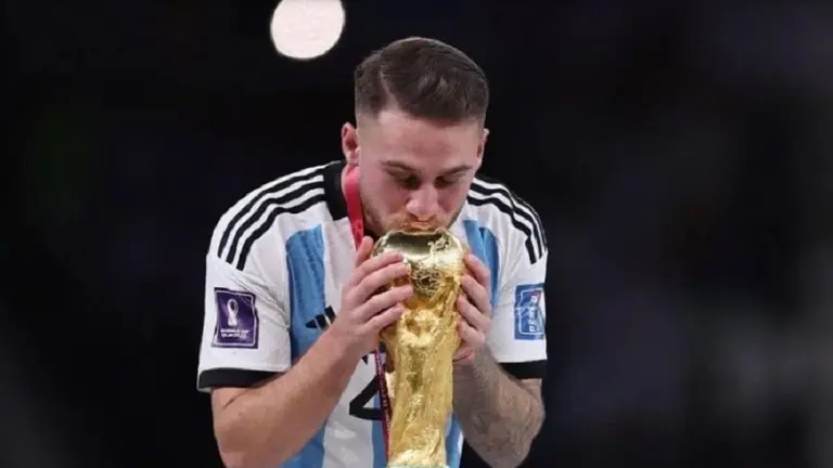 Mac Allister reveló detalles de la charla antes de la final del Mundial de Qatar