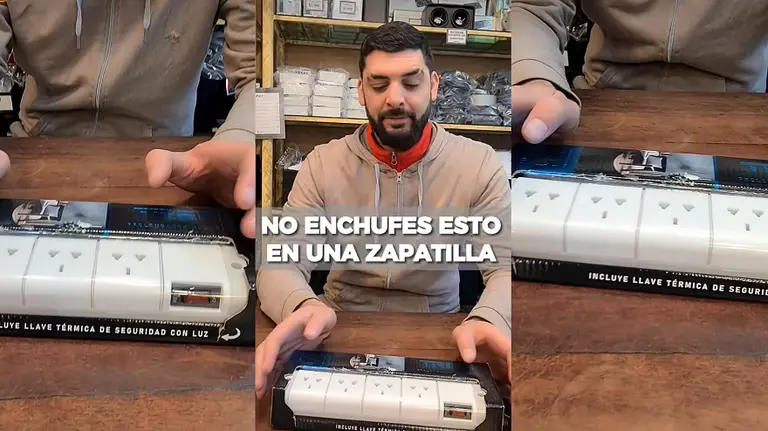 ¡Cuidado!: nunca enchufes estos electrodomésticos en una zapatilla eléctrica