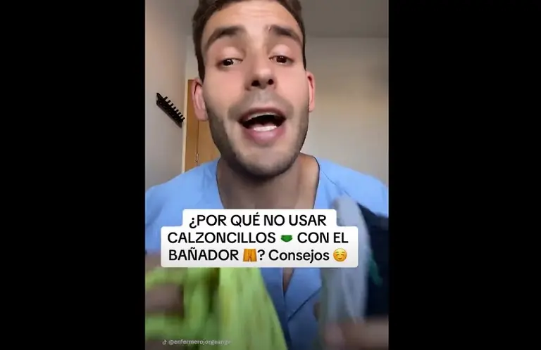 Video | Explican por qué no se debe usar calzoncillo debajo de la malla