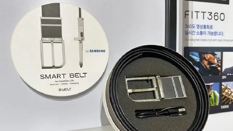 Así funciona el cinturón de Samsung que te avisa cuando comés demasiado