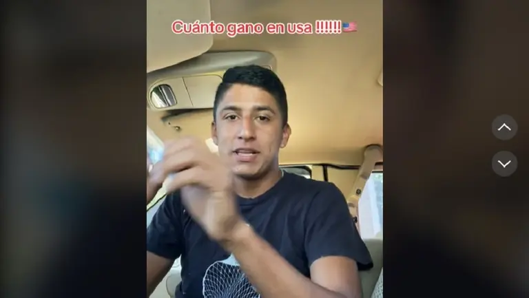 Mostró cuánto gana como plomero en Estados Unidos y abrió la polémica en TikTok