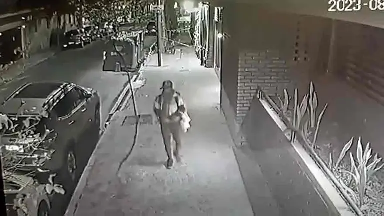 La secuencia del asesinato del ingeniero: el video que muestra el recorrido completo del principal sospechoso
