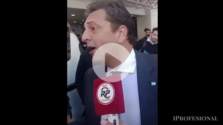 Video | El momento en el que Massa fue increpado a los gritos: "Hicieron un desastre"