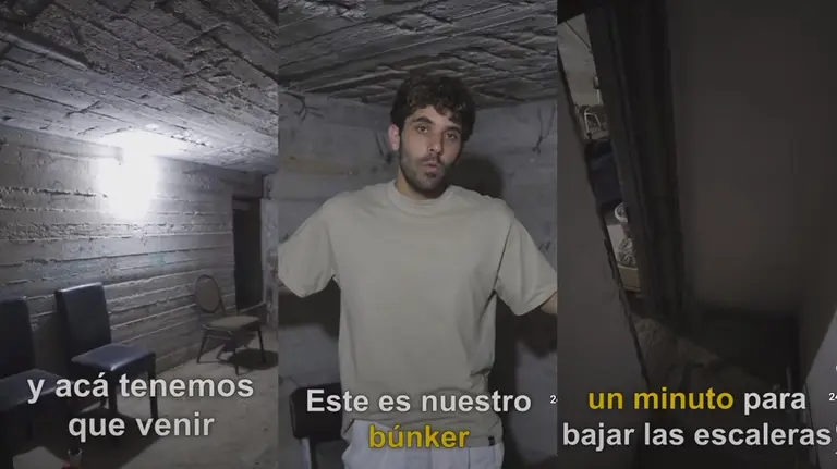 Argentinos mostraron cómo es el búnker "anti misiles" que tienen en su casa de Israel