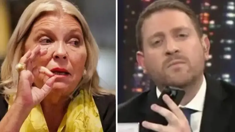 Lilita Carrió y Jonatan Viale tuvieron un duro cruce en vivo: "¡Silencio! ¡No mientas!"