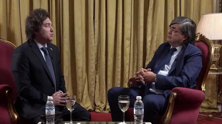 Milei con Jaime Bayly: habló sobre Fátima Flores, la idea de tener familia y el matrimonio igualitario