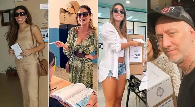 Así votaron los famosos al futuro presidente de los argentinos