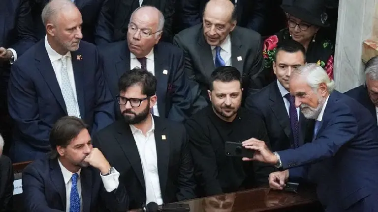 Los presidentes extranjeros fueron protagonistas en asunción de Milei: ¿dónde fueron ubicados?