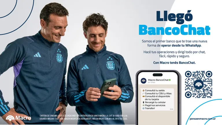 Banco Macro presenta BancoChat: una nueva forma de operar desde WhatsApp