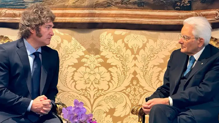 Milei y el presidente italiano coincidieron en "dar una señal de confianza" para las inversiones