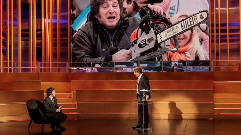 Milei, durísimo contra el Estado en su visita a Italia: "Es el enemigo, una asociación criminal"