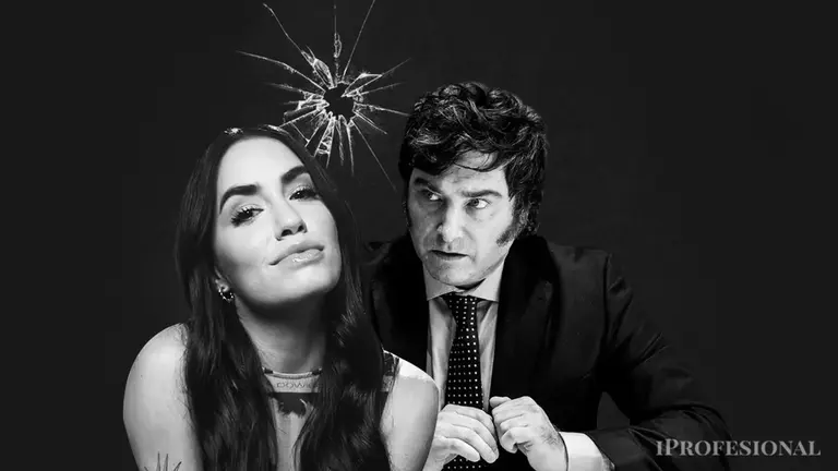 Lali Espósito y Javier Milei