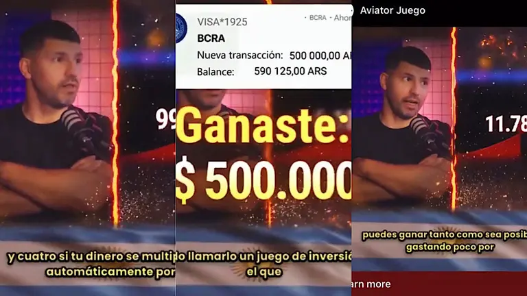 Con inteligencia artificial y la voz del Kun Agüero, una empresa creó una insólita estafa