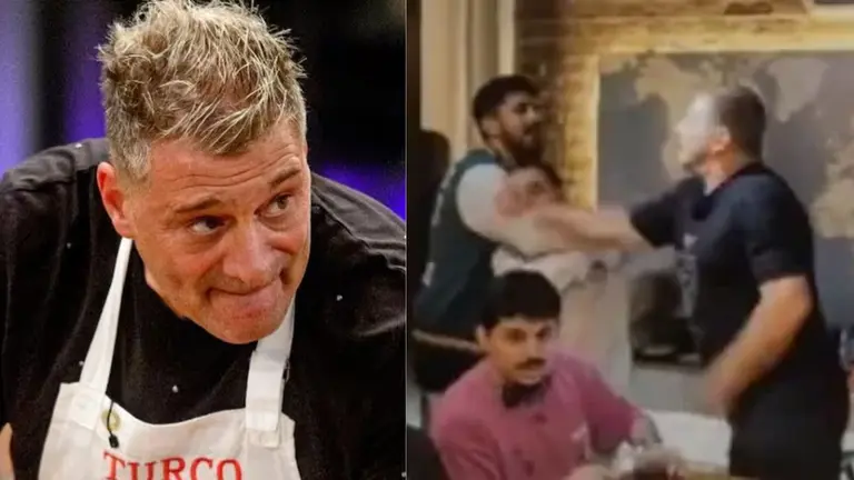 VIDEO | El Turco García se agarró a trompadas con un invitado a su programa: qué pasó