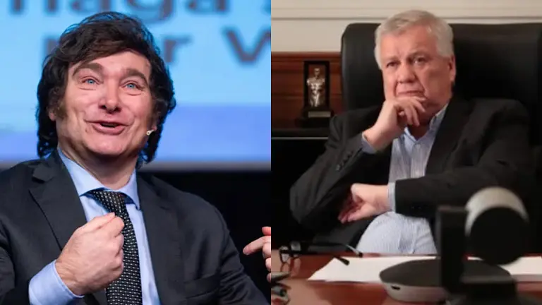 Milei le dijo "salame" al rector de la UBA y este salió a responderle: "Hay que ver si soy picado fino o grueso"